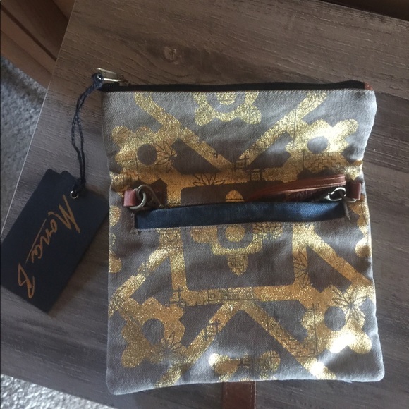 NWT Mona B Fold-Over Crossbody Purse - Picture 4 of 5